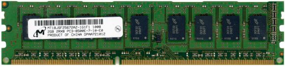 MICRON MT18JSF25672AZ-1G1F1 2GB DDR3 1066MHz UNBUFFERED ECC