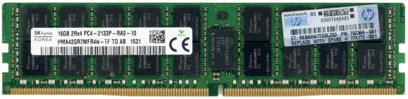 HP 752369-081 16GB DDR4 2133MHz REG ECC HMA42GR7MFR4N-TF