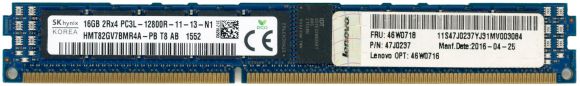 LENOVO 46W0718 DDR3 16GB 1600MHz REG ECC HMT82GV7BMR4A-PB