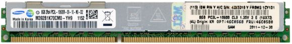 IBM 46C0580 8GB DDR3 1333MHz REG ECC M392B1K70CM0-YH9