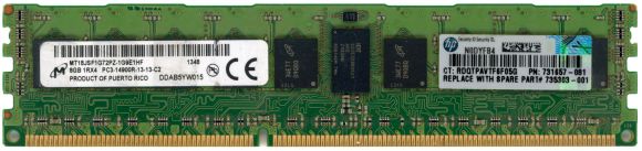 HP 731657-081 8GB DDR3 1866MHz REG ECC MT18JSF1G72PZ-1G9E1HF