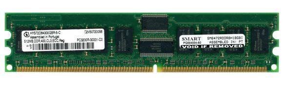 INFINEON HYS72D64300GBR-5-C 512MB DDR-400MHz REG ECC CL3