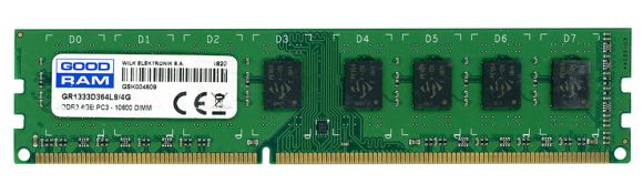 GOODRAM GR1333D364L9/4G 4GB DDR3-1333Mhz non-ECC CL9