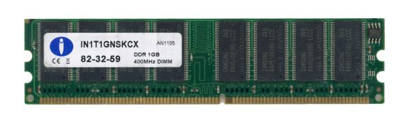 INTEGRAL 1GB DDR PC3200 400MHz IN1T1GNSKCX Non-ECC