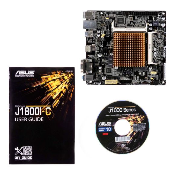 ASUS J1800I-C Procesor Intel Celeron J1800 SoC DDR3 SO-DIMM PCIe mini-ITX + MANUAL + CD