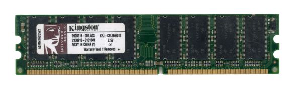 KINGSTON 512MB DDR PC2100 266MHz KFJ-CEL266/512 9905216-001.A03 Non-ECC