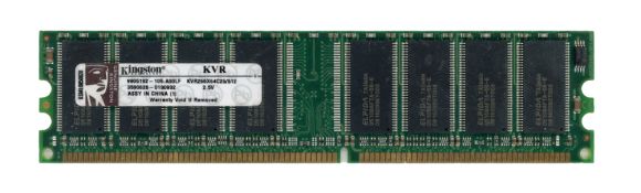 KINGSTON 512MB DDR PC2100 266MHz KVR266X64C25/512 9905192-105.A00LF Non-ECC