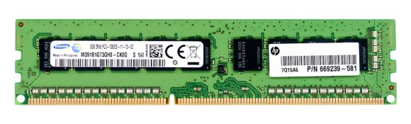 HP 669239-581 8GB DDR3-1600 PC3-12800 CL11 ECC M391B1G73QH0-CK0Q