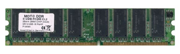 MDT 512MB DDR PC2100 266MHz M512-286-16 Non-ECC