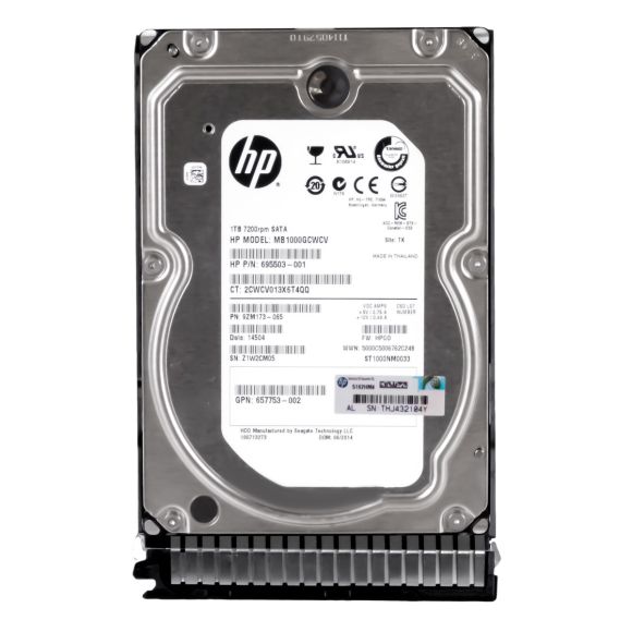 HP 695503-001 1TB 7.2K SATA III 3.5'' MB1000GCWCV