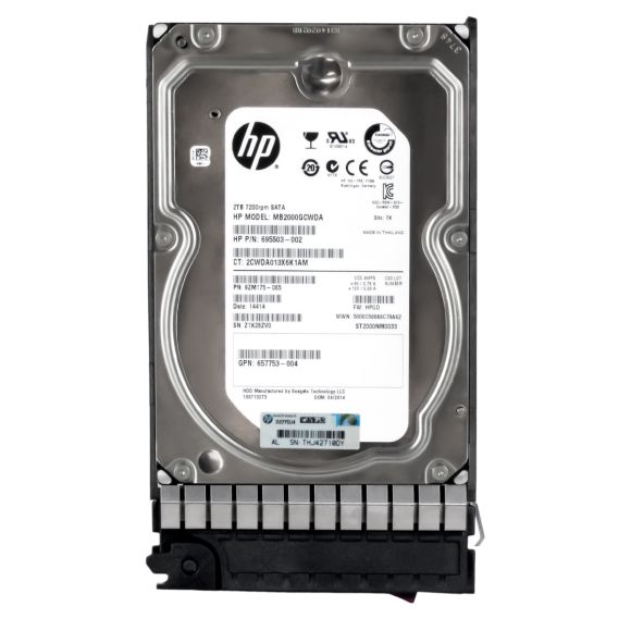 HP 695503-002 2TB 7.2K 128MB SATA III 3.5'' MB2000GCWDA
