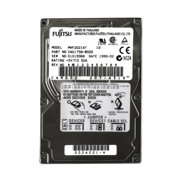 FUJITSU 2.1GB 4.2K ATA 2.5'' MHF2021AT