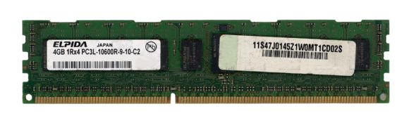 ELPIDA 4GB DDR3 1Rx4 1333MHz PC3L-10600R REG ECC