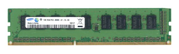 SAMSUNG 1GB DDR3 1Rx8 PC3-8500E 1066MHz ECC UNBUFFERED