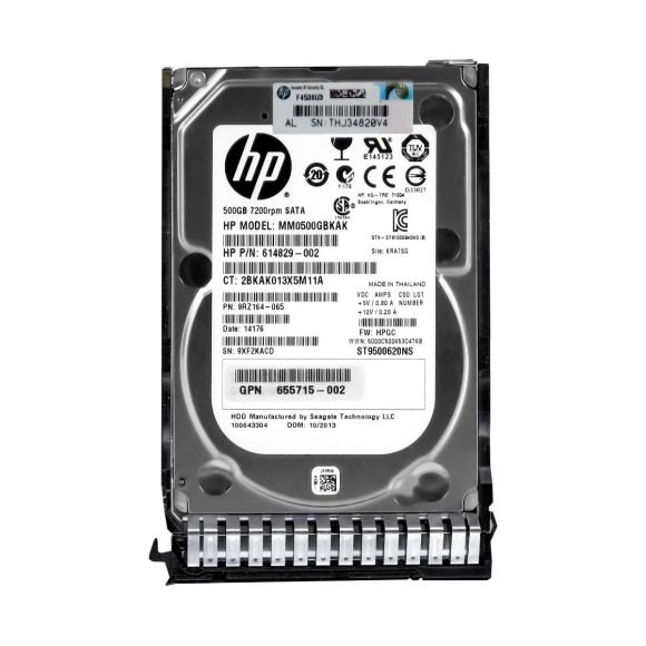 HP 614829-002 500GB SATA III 7.2K 64MB 2.5'' MM0500GBKAK