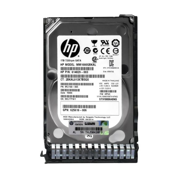 HP 614829-003 1TB 7.2K 64MB SATA III 2.5'' MM1000GBKAL