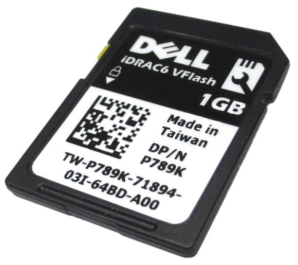 DELL P789K 1GB SD MEMORY iDRAC6 VFLASH 0789K
