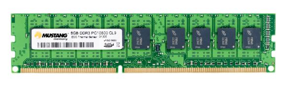 MUSTANG M61G7213908ND 8GB DDR3-1333 PC3-10600 CL9 ECC