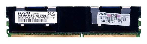 ELPIDA EBE21FD4AJFT-6E-E 2GB DDR2-667MHz ECC