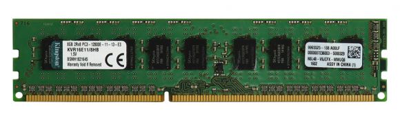 KINGSTON KVR16E11/8HB 8GB DDR3 1.6GHz ECC