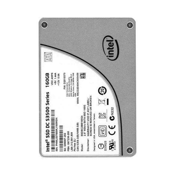 INTEL SSD DC S3500 160GB SATA 2.5'' SSDSC2BB160G4