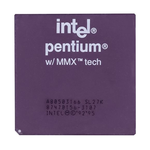 CPU INTEL PENTIUM MMX SL27K / 2.8V 166 MHz s7 