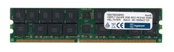 HYPERAM 2GB DDR PC2100R 266MHz SS21002GBRD ECC REGISTERED
