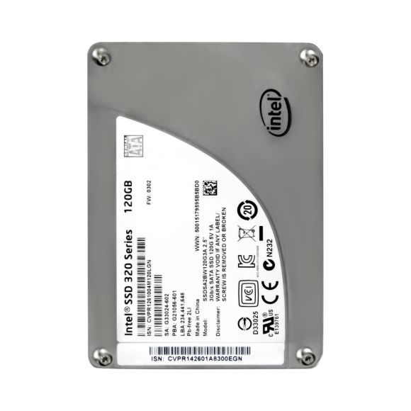 INTEL SSD 320 SERIES 120GB MLC SATA III 2.5'' SSDSA2BW120G3A