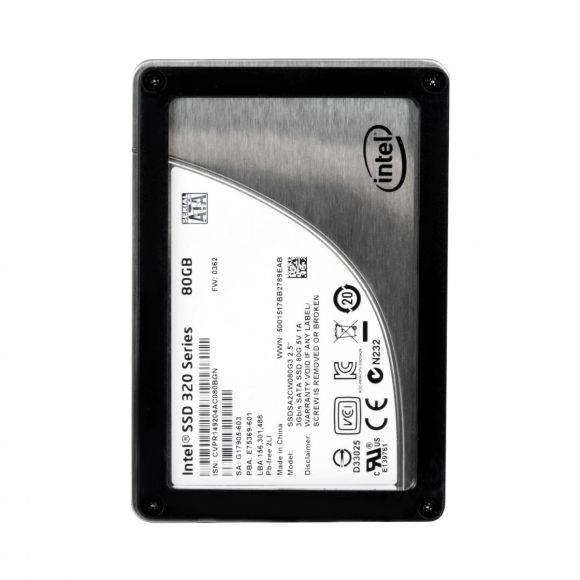 INTEL SSD 320 SERIES 80GB MLC SATA II 2.5'' SSDSA2CW080G3