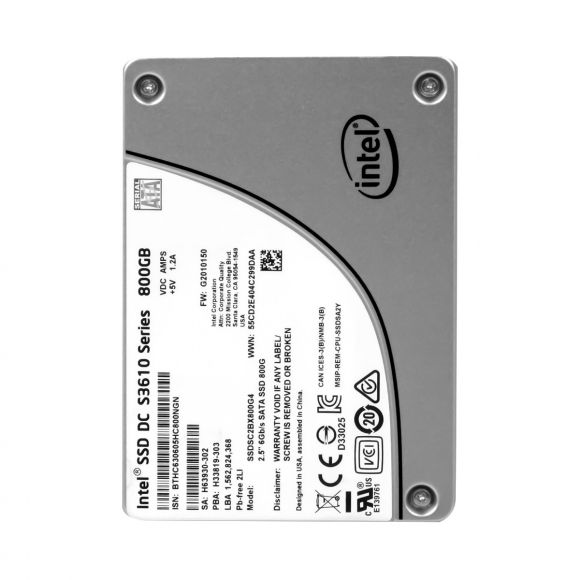 INTEL SSD DC S3610 800GB MLC SATA III 2.5'' SSDSC2BX800G4