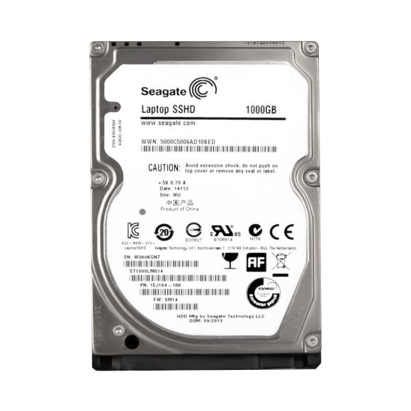 SEAGATE SSHD 1TB 5.4k SATA III 2.5'' ST1000LM014 FW: SM14