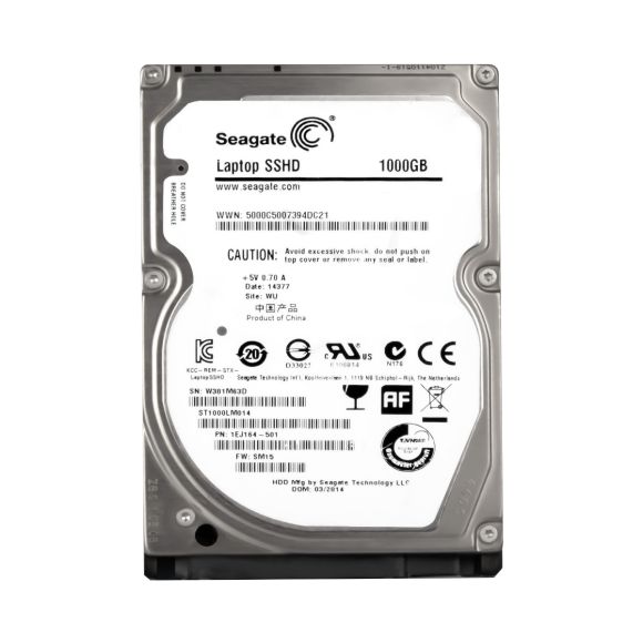 SEAGATE SSHD 1TB 5.4k SATA III 2.5'' ST1000LM014 FW: SM15