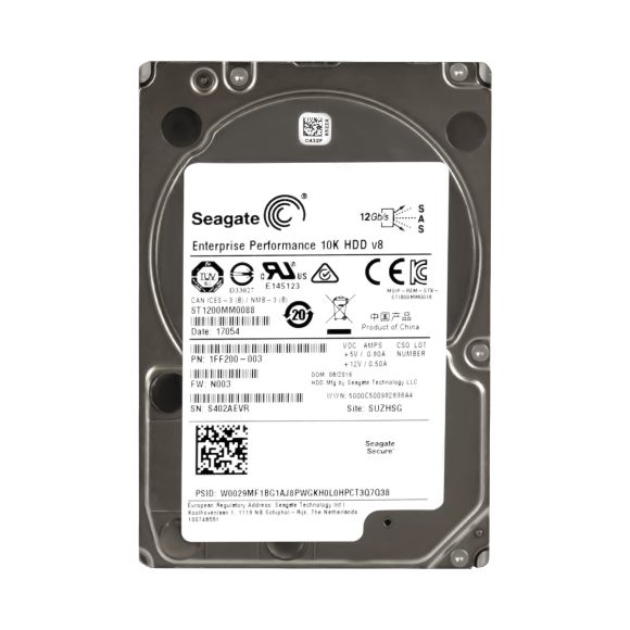 SEAGATE 1.2TB 10K 128MB SAS-3 2.5'' ST1200MM0088
