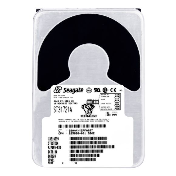 SEAGATE MEDALIST 4340 1.7GB 4.5K ATA 3.5'' ST31721A