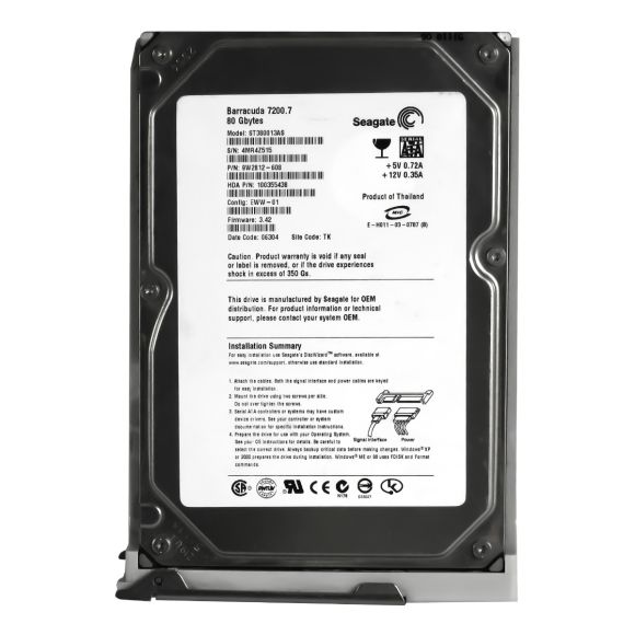 DYSK SUN 540-6520-01 80GB 7.2K SATA