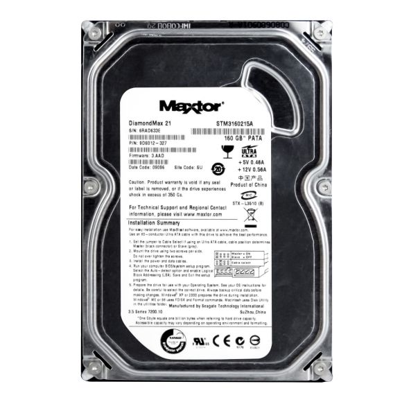 MAXTOR DiamondMax 21 160GB 7.2K 2MB ATA 3.5'' STM3160215A