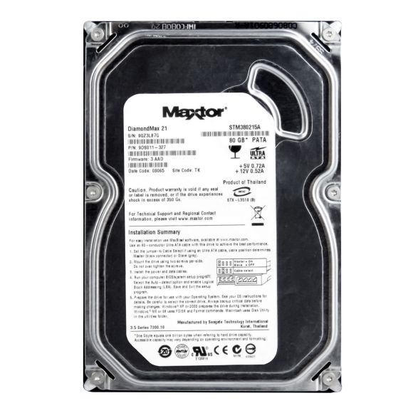 MAXTOR DiamondMax 21 80GB 7.2K 2MB ATA 3.5'' STM380215A