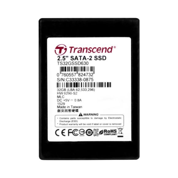 TRANSCEND TS32GSSD630 32GB MLC SATA II 2.5'' SSD