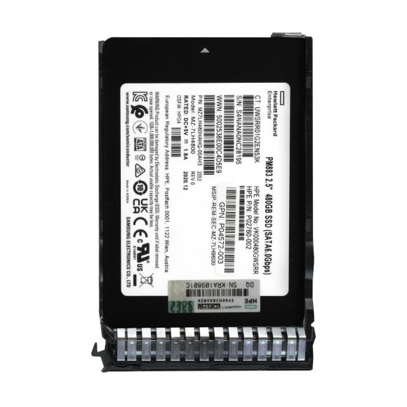 HP P02760-002 480GB TLC SATA III 2.5'' VK000480GWSRR