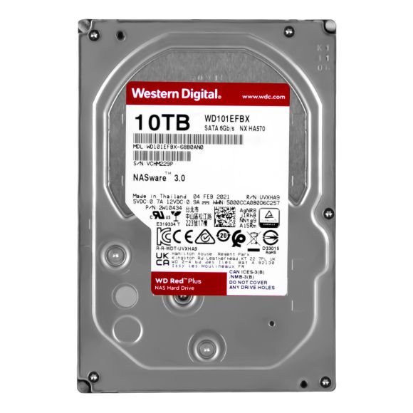 WD RED PLUS 10TB 7.2K 256MB SATA III 3.5'' WD101EFBX