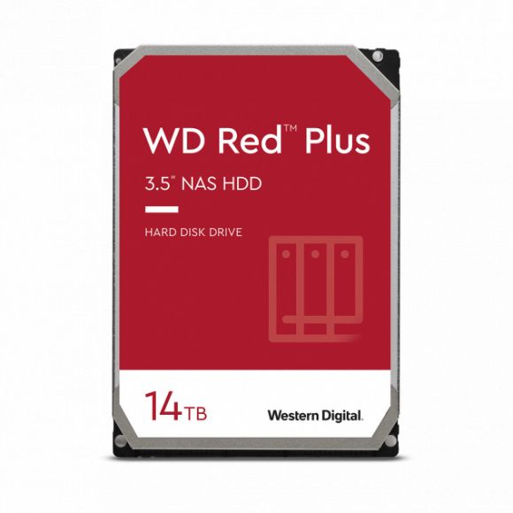 WD RED PLUS 14TB 7.2K 512MB SATA III 3.5'' WD140EFGX NASware 3.0