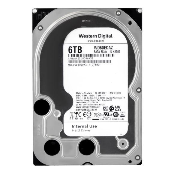 WD 6TB 5.4K 256MB SATA III 3.5'' WD60EDAZ