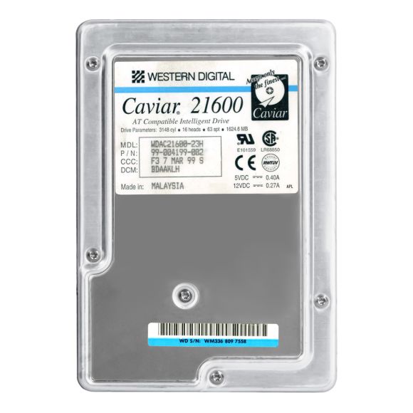 WD CAVIAR 21600 1.6GB 5.2K ATA 3.5'' WDAC21600-23H