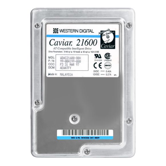 WD CAVIAR 21600 1.6GB 5.2K ATA 3.5'' WDAC21600-00H