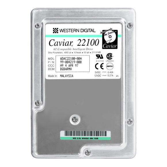 WD CAVIAR 22100 2.1GB ATA 5.2K 3.5'' WDAC22100-00H