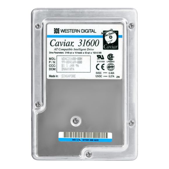 WD CAVIAR 31600 1.6GB 5.2K ATA 3.5'' WDAC31600-00H